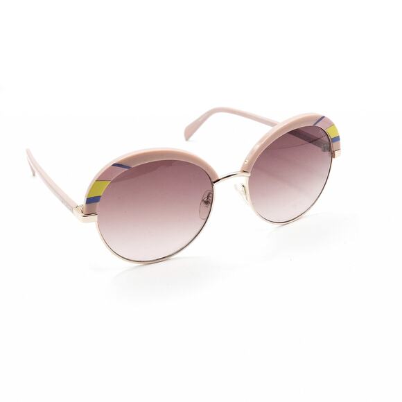 Emilio Pucci Accessories - Emilio Pucci Women’s Sunglasses Pink Gradient Lens Yellow Trim EP 102 47F 57mm